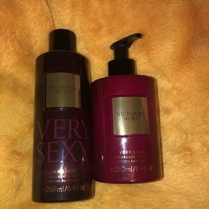Victoria Secret lotion and mist